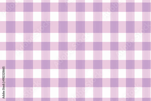 Pastel purple gingham pattern