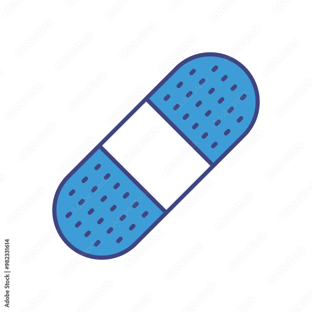 Band-Aid vector icon stock illustration Band-Aid vector icon stock illustration