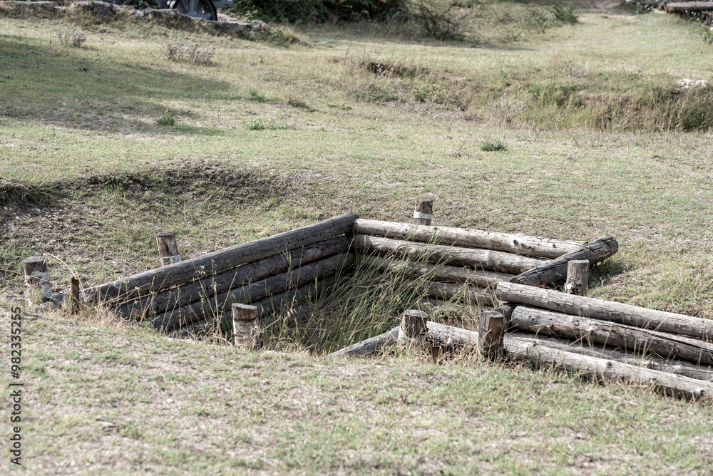 custom made wallpaper toronto digitalabandoned empty trenches without soldiers the war in Ukraine