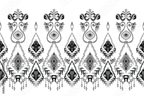 Tribal decorative elements. Ethnic pattern for textile design. aztec geometric ornament.
