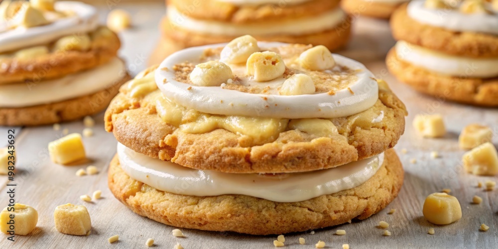 Delicious Double Cookie Sandwich Delicious Double Cookie Sandwich
