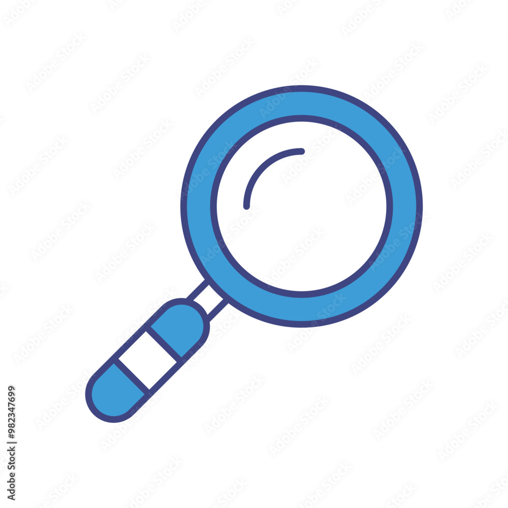 Magnifying Glass vector icon stock illustration Magnifying Glass vector icon stock illustration
