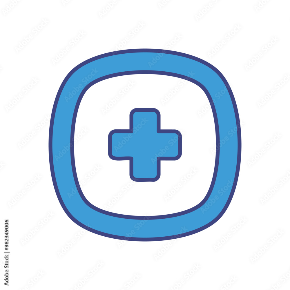 Medical Sign vector icon stock illustration Medical Sign vector icon stock illustration
