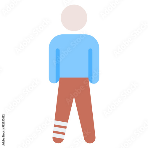 Broken Leg Icon