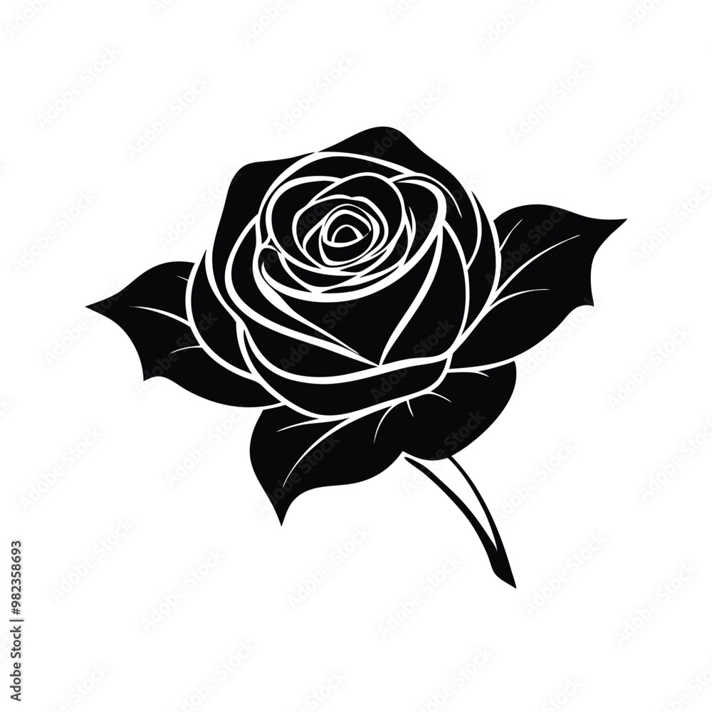 This elegant black and white rose flower line art vector is perfect for adding a touch of classic beauty to your designs. Ideal for logos, tattoos, invitations, and other creative projects. This elegant black and white rose flower line art vector is perfect for adding a touch of classic beauty to your designs. Ideal for logos, tattoos, invitations, and other creative projects.