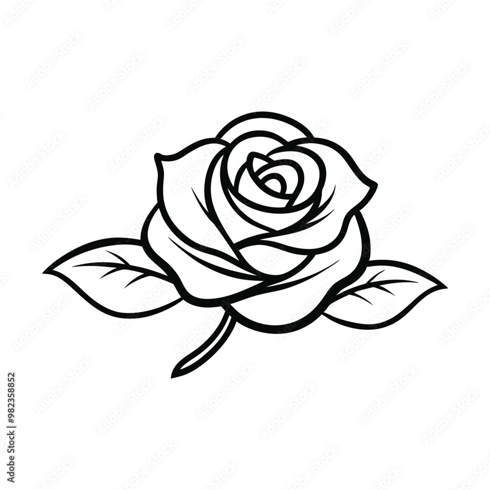 This elegant black and white rose flower line art vector is perfect for adding a touch of classic beauty to your designs. Ideal for logos, tattoos, invitations, and other creative projects. This elegant black and white rose flower line art vector is perfect for adding a touch of classic beauty to your designs. Ideal for logos, tattoos, invitations, and other creative projects.