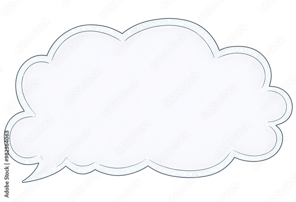 grey speech bubble on a transparent background grey speech bubble on a transparent background