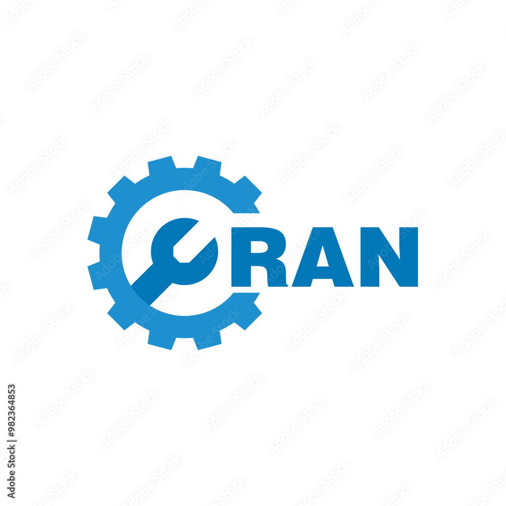 Obraz premium RAN letter logo design on white background. RAN logo. RAN creative initials letter Monogram logo icon concept. RAN letter design