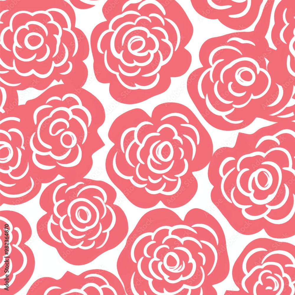 Vibrant floral seamless pattern Vibrant floral seamless pattern