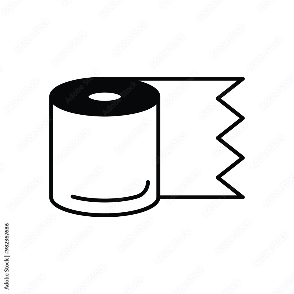 Bandage Roll vector icon stock illustration Bandage Roll vector icon stock illustration