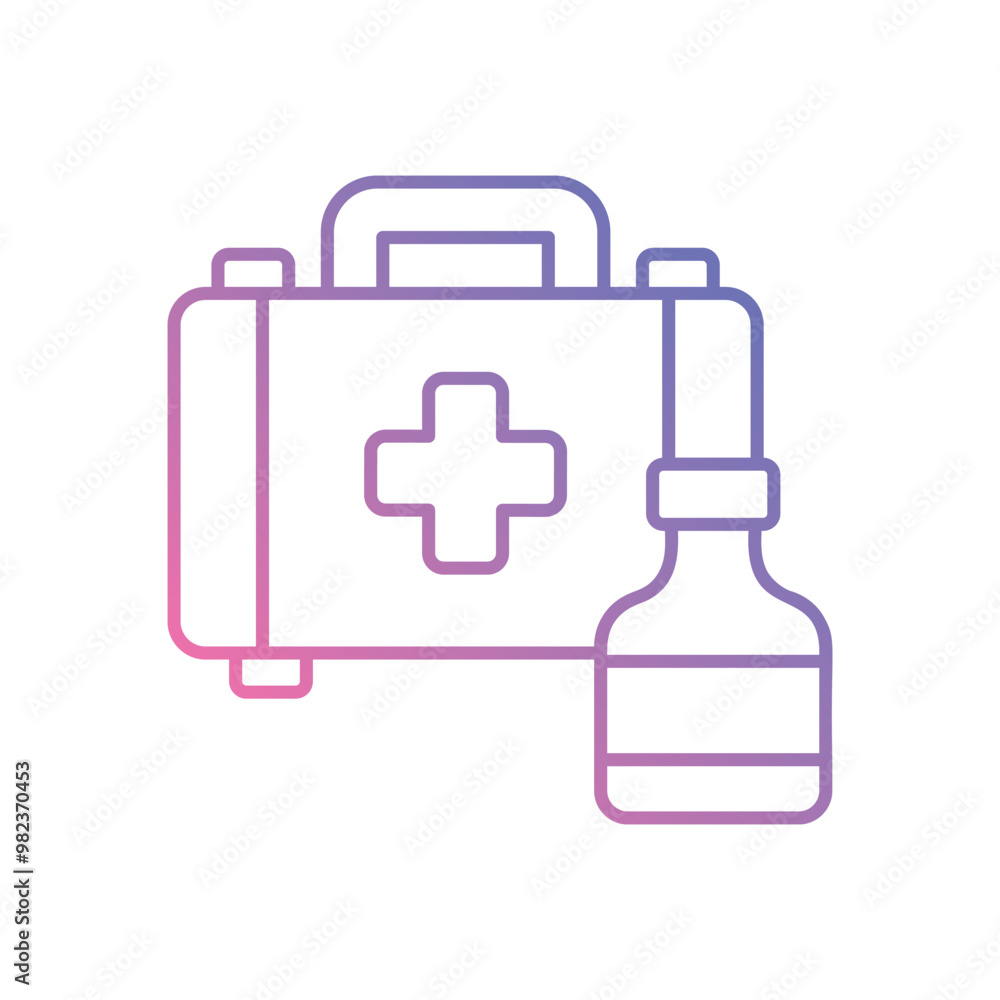 First Aid Kit vector icon stock illustration First Aid Kit vector icon stock illustration
