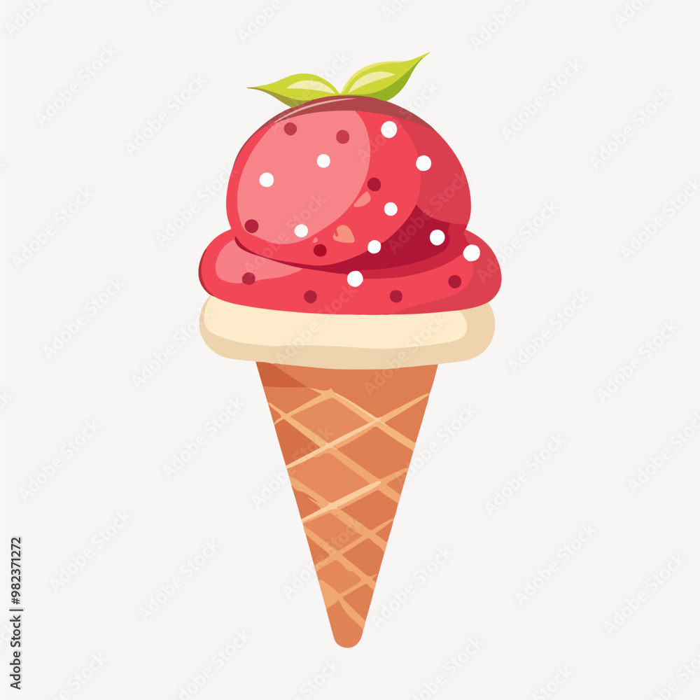 ice cream cone illustration vector ice cream cone illustration vector