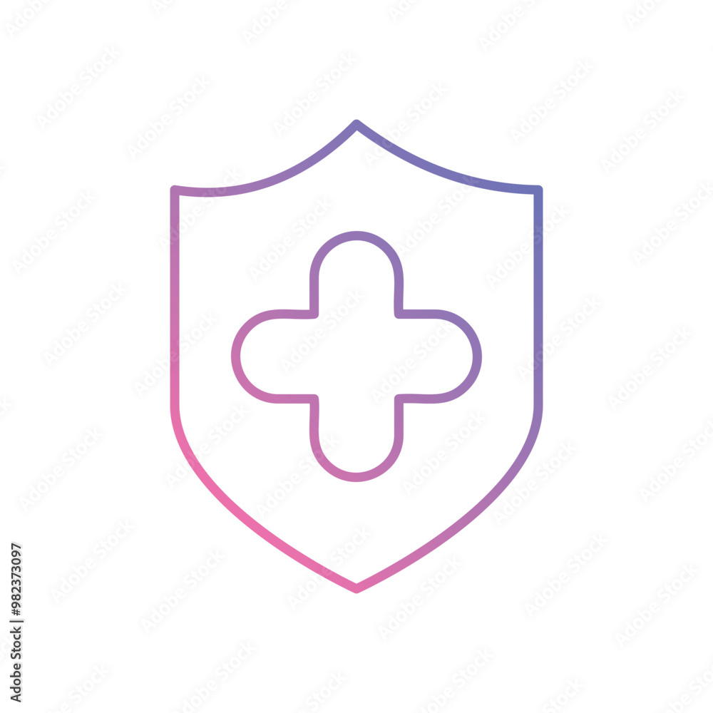 Medical Cross vector icon stock illustration Medical Cross vector icon stock illustration