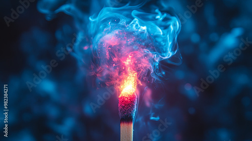 Flame and match