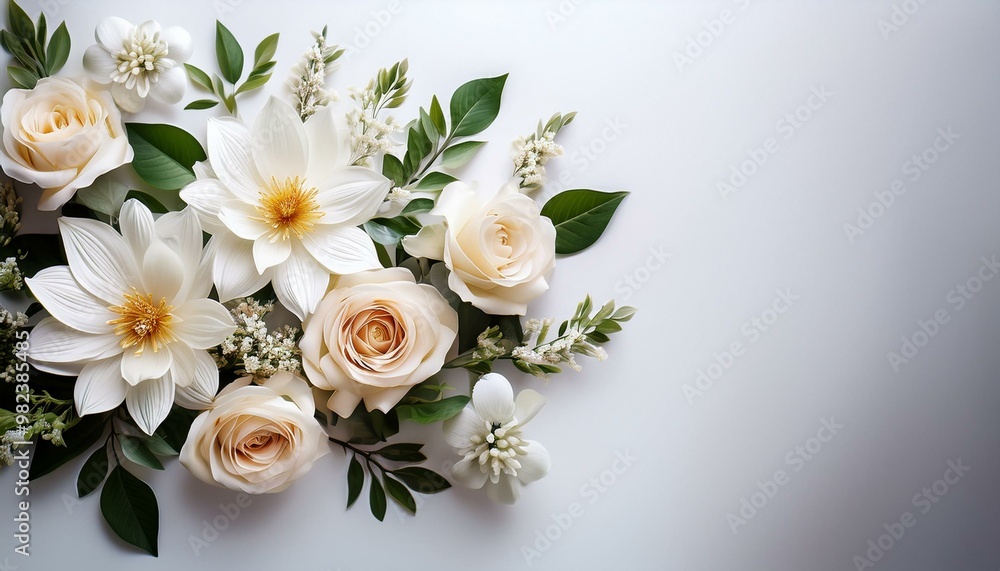 flower wending white backgraund flower wending white backgraund