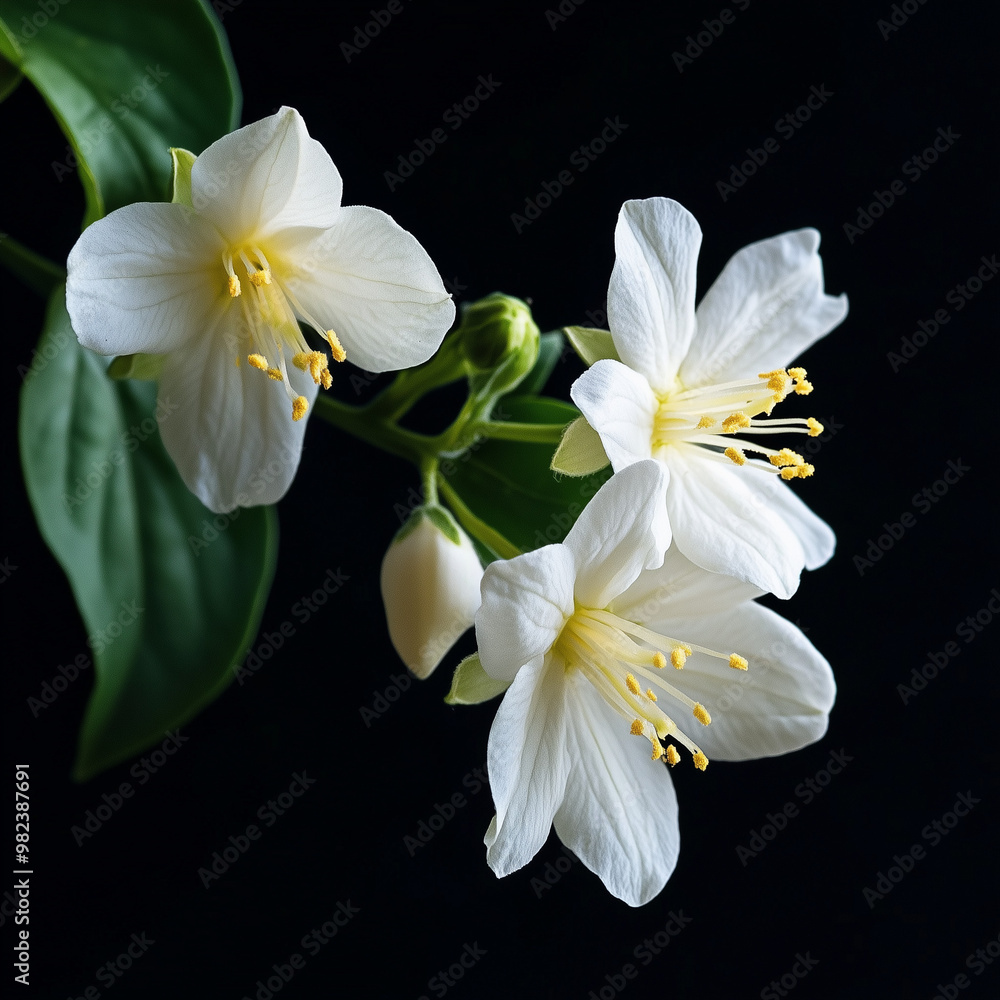 Fototapeta premium white frangipani flower