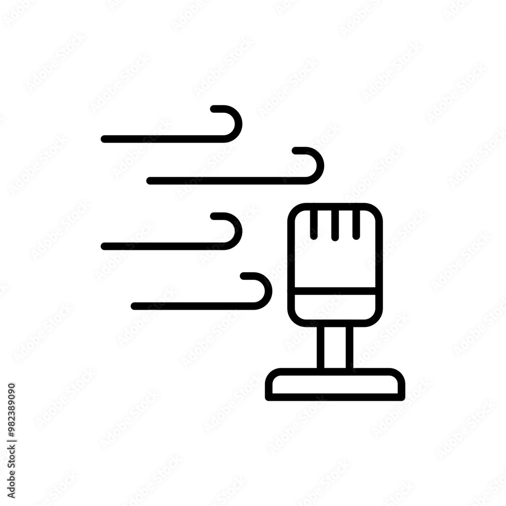 Wind asmr outline icons, minimalist vector illustration ,simple transparent graphic element .Isolated on white background Wind asmr outline icons, minimalist vector illustration ,simple transparent graphic element .Isolated on white background