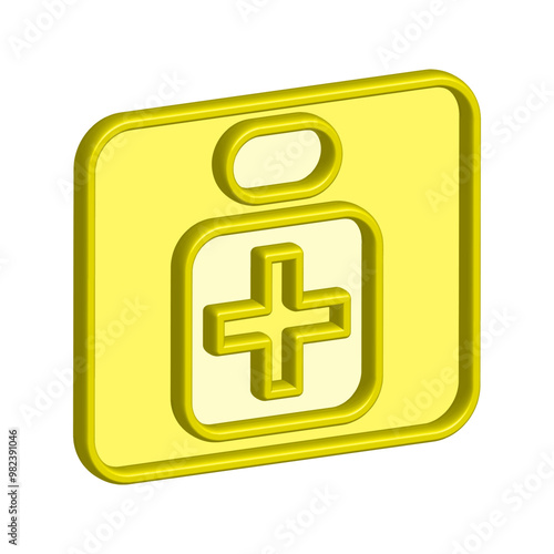 First aid kit icon template
