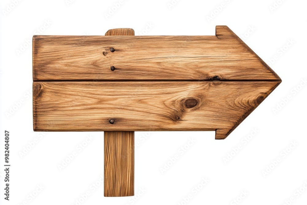 A rustic wooden signpost with an arrow pointing right, symbolizing direction and guidance in nature or outdoor settings. A rustic wooden signpost with an arrow pointing right, symbolizing direction and guidance in nature or outdoor settings.