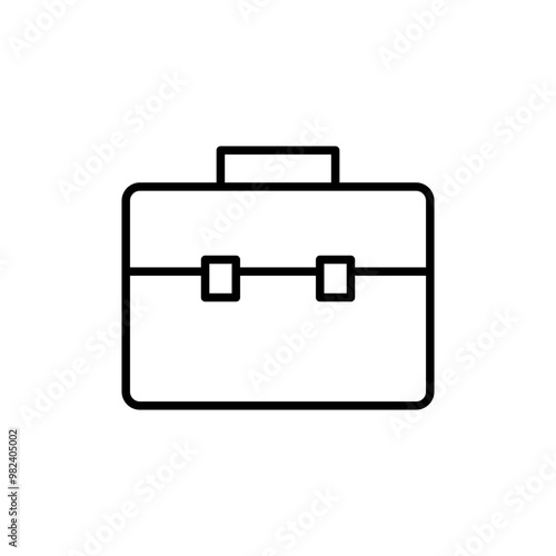 Business suitcase icon