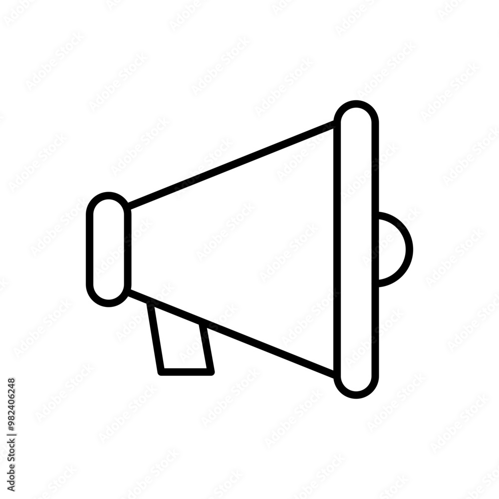 Outline loudspeaker icon Outline loudspeaker icon