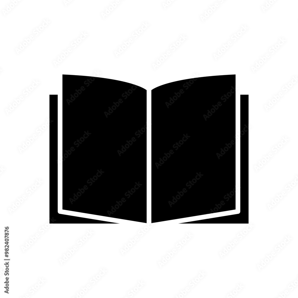 Isolated book sign Isolated book sign