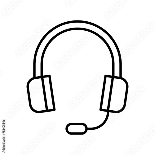 Support headset icon