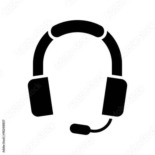 Support headphones with microphone