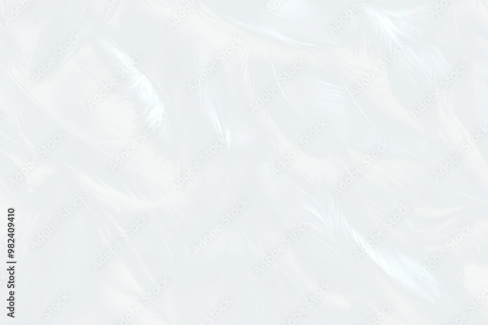 Obraz premium White feathers texture wedding female person.