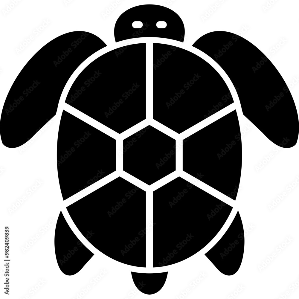 Obraz premium Sea Turtle Icon
