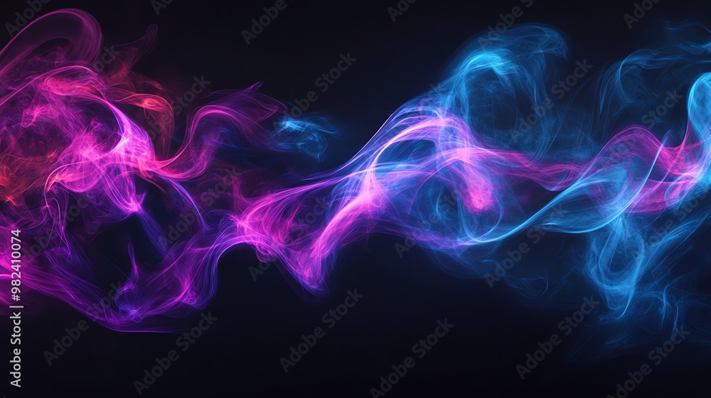 Abstract colorful smoke effect. Abstract colorful smoke effect.