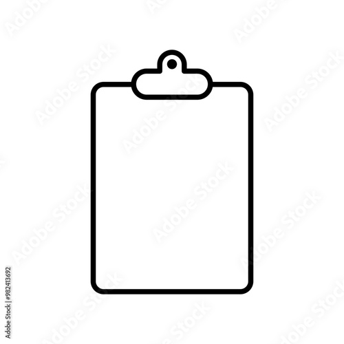 Isolated clipboard icon