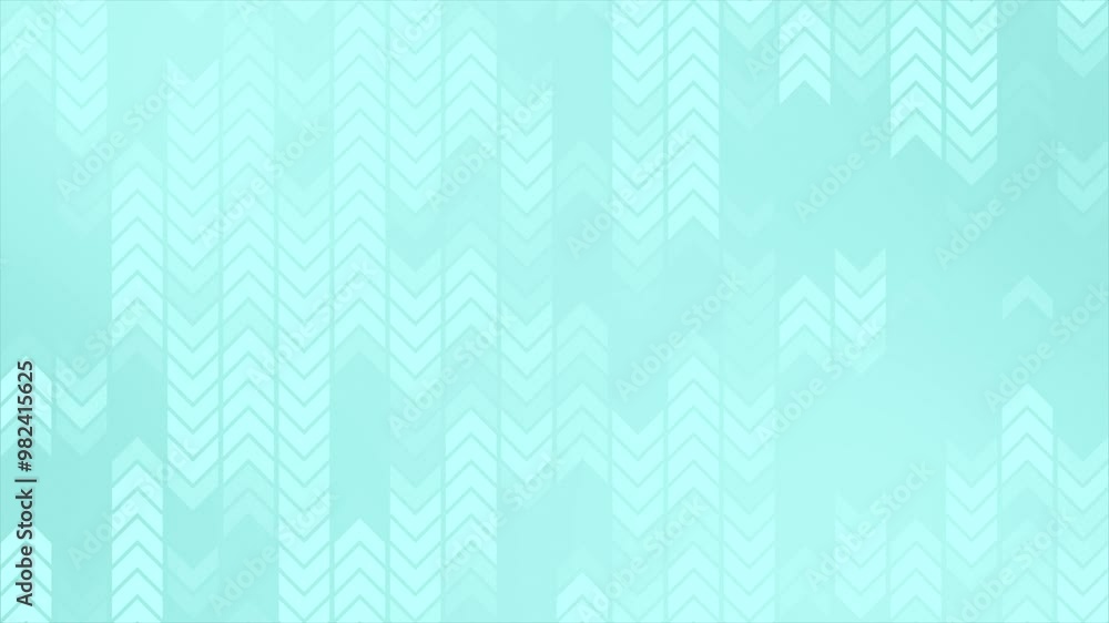 Cyan color appearing and disappearing arrow shapes in opposite directions geometrical background Cyan color appearing and disappearing arrow shapes in opposite directions geometrical background