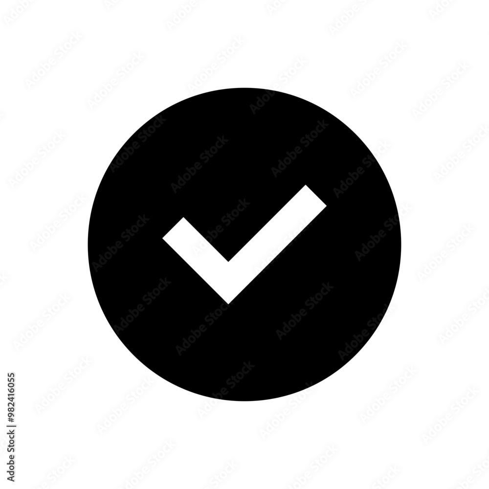 Approved sign in circle Approved sign in circle