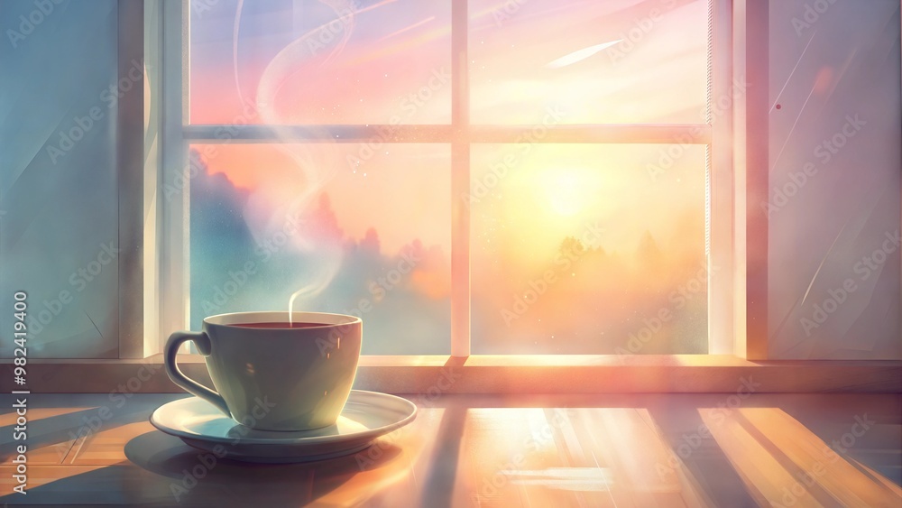 Wake Up scene of a serene morning Wake Up scene of a serene morning