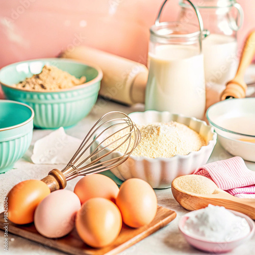 a table with confectionery and food