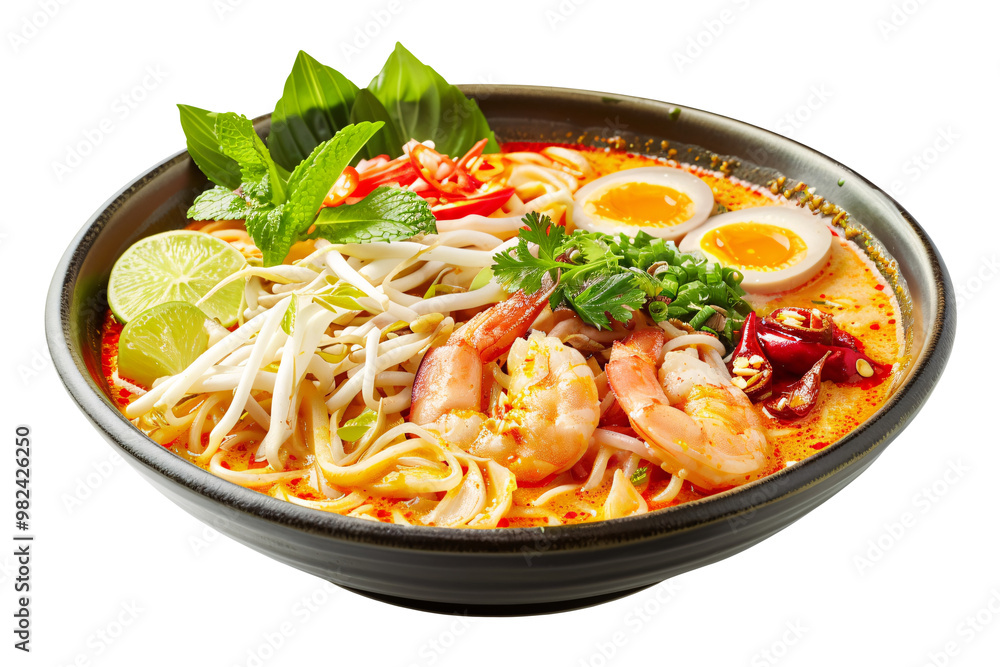 Laksa on a plate Laksa on a plate