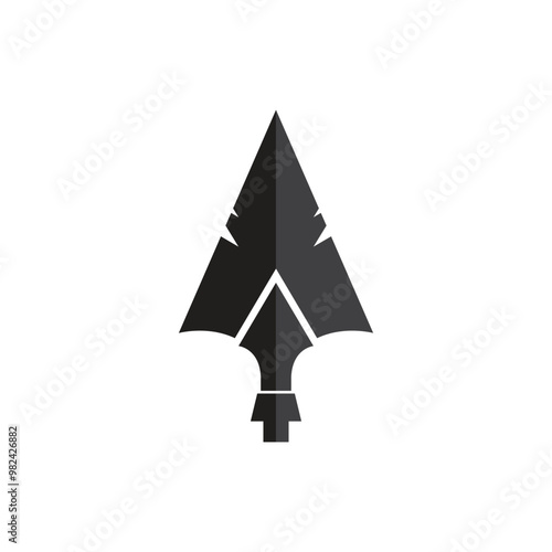 Spear vector illustration icon symbol
