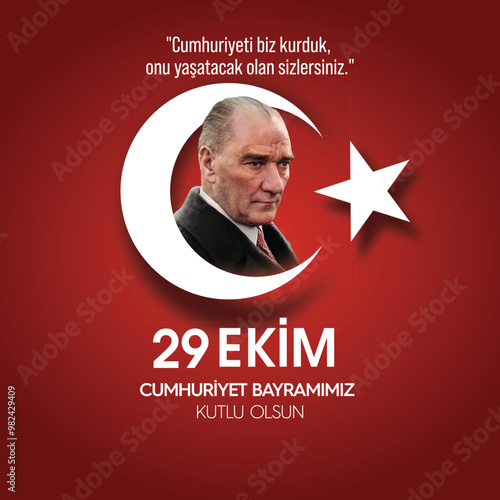 29 Ekim Cumhuriyet Bayramı Post.