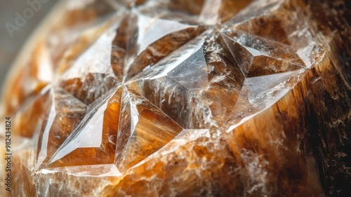 Close-up of an andalusite c...