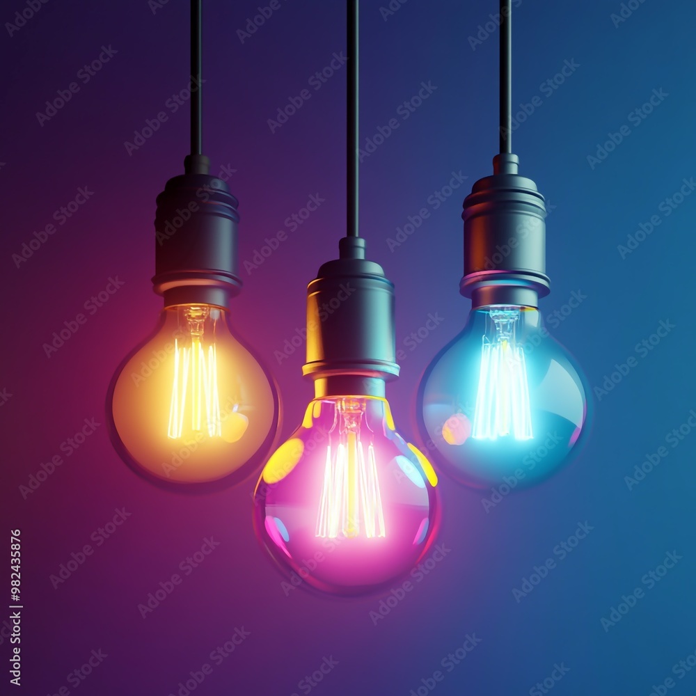 3D Icon: Lights for Festive or Decorative Use Illustration Logo 3D Icon: Lights for Festive or Decorative Use Illustration Logo