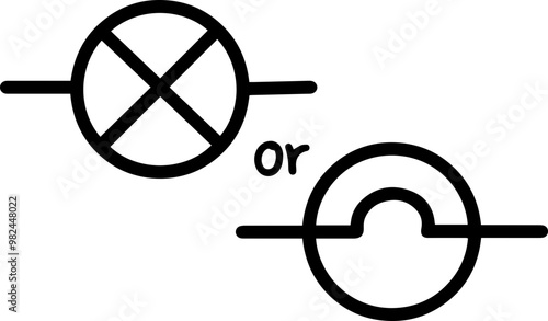 circuit symbols electric Bulb