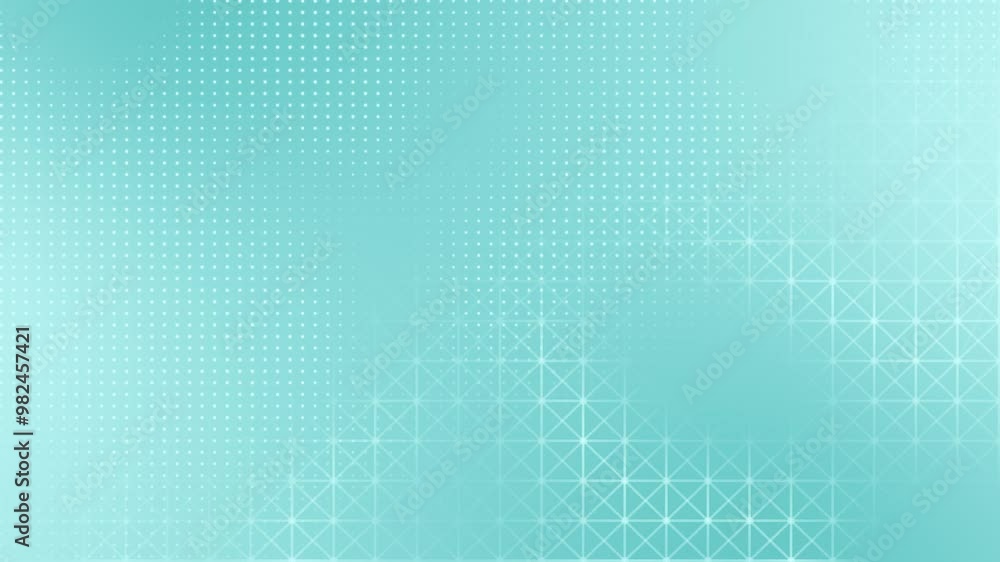 Cyan color circular dots halftone with low poly lines and dots modern futuristic background Cyan color circular dots halftone with low poly lines and dots modern futuristic background