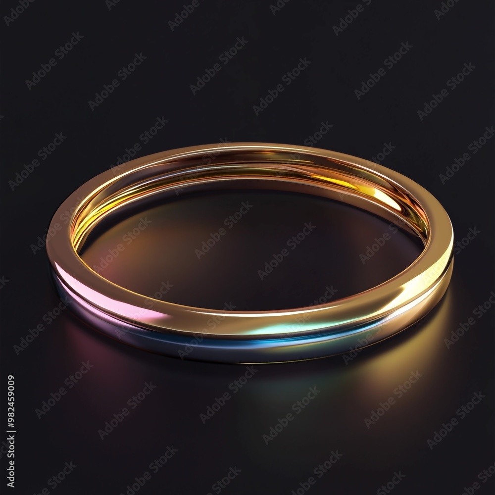 3D Icon: Traditional Circular Bracelets Illustration Logo 3D Icon: Traditional Circular Bracelets Illustration Logo