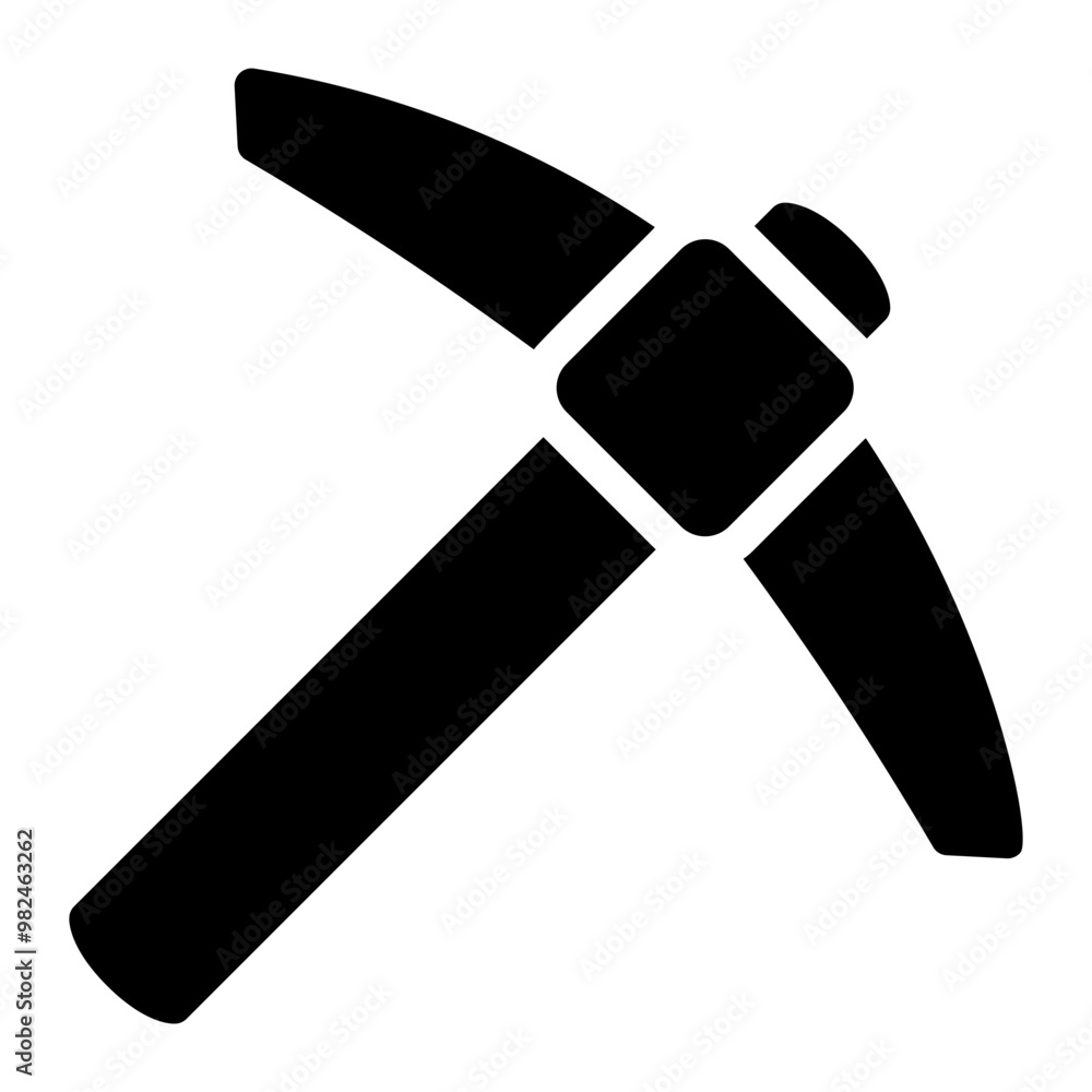 pickaxe glyph icon pickaxe glyph icon