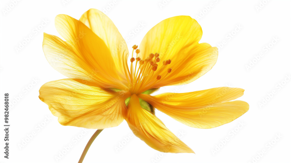 yellow lily isolated on white yellow lily isolated on white