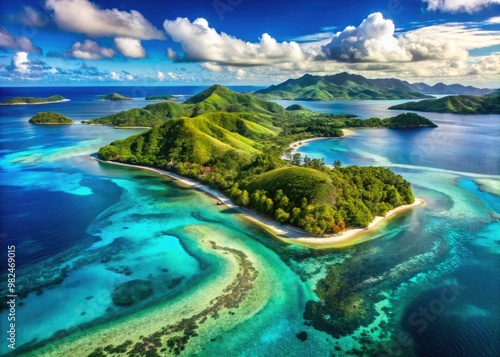 Lush tropical islands and turquoise waters converge in Fiji, a Pacific Ocean gem nestled between the equator and the Tropic of Capricorn.
