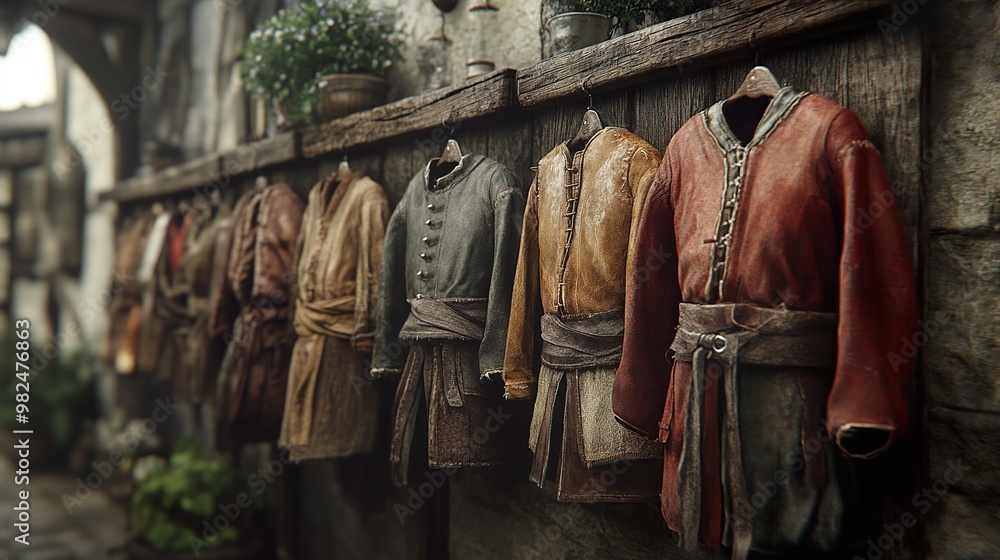 Medieval Clothing Display: A Glimpse into the Past Medieval Clothing Display: A Glimpse into the Past