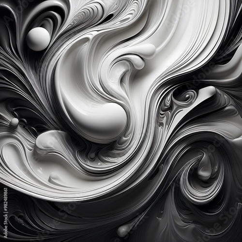 fluid shapes abstract background