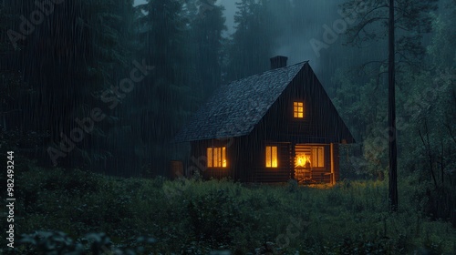 Cabin in the Rain